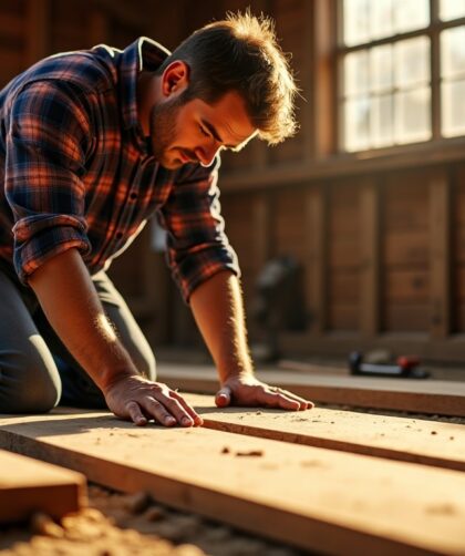 Astuces essentielles pour poser un plancher sur terre battue avec succès