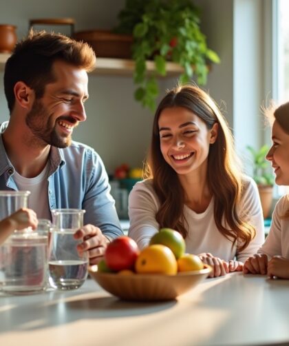 Quelle est la consommation d'eau typique d'une famille de 4 personnes ?