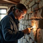 Méthodes efficaces pour éliminer la mérule sur un mur en pierre