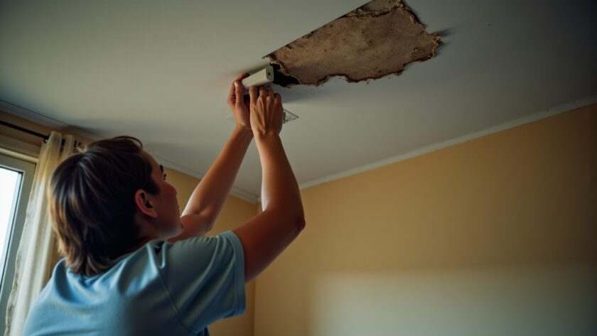 Fissure au plafond : déterminer les responsabilités entre locataire et propriétaire pour les réparations