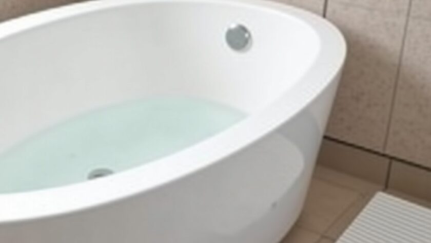 Astuces efficaces pour nettoyer votre baignoire en acrylique sans l'endommager