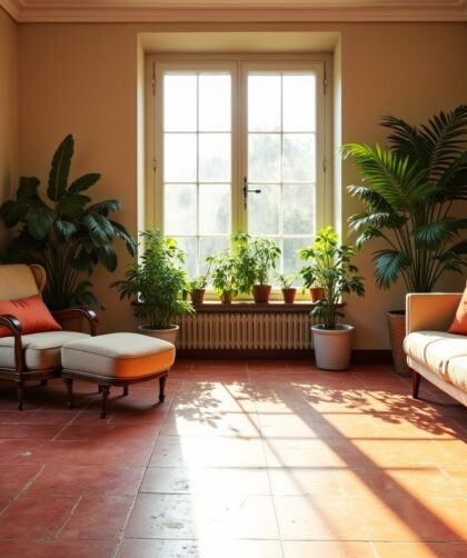 Quelles teintes marier avec la tomette rouge pour un intérieur élégant et chaleureux ?