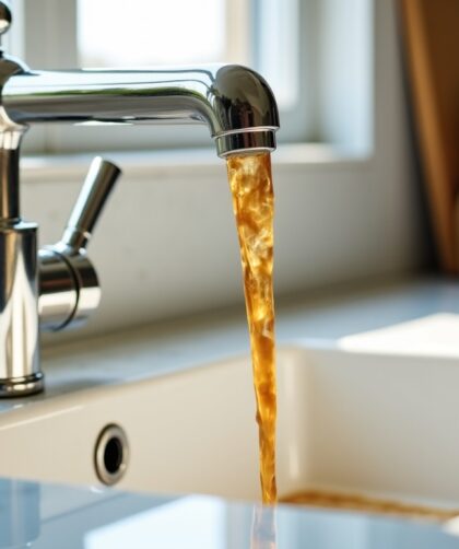 D'où vient l'eau marron qui sort de mon robinet ?